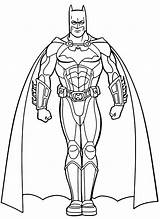 Mantello Superhero sketch template