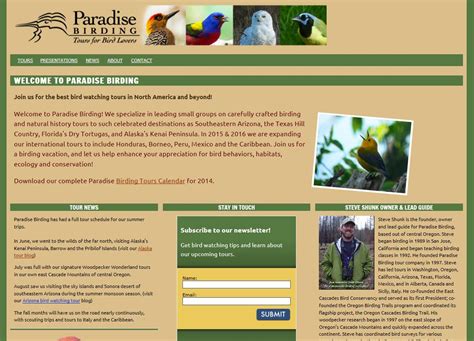 paradise birding website