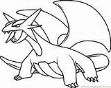 Pokemon Salamence Scizor Coloringpages101 Pok Coloringpagesonly sketch template