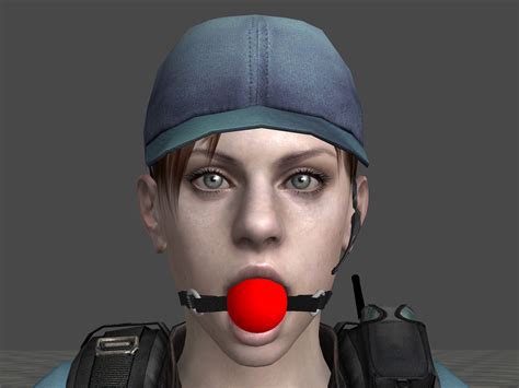 jill valentine ball gagged by didlilgirls on deviantart