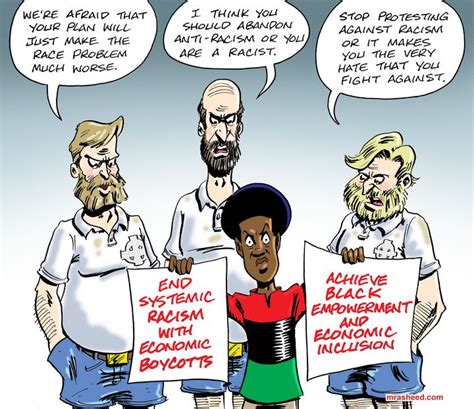 Protecting Racism Boss Level I M Rasheed Cartoons Drawings
