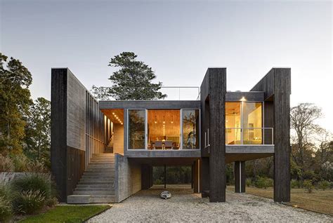 stunning floodplain home incorporates unique  functional pilings