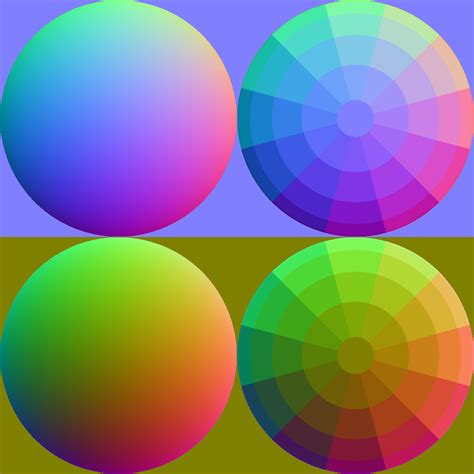 normal map colour wheel  switching  discrete bug reports
