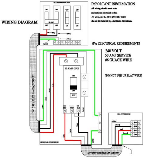 wiring diagram  hot tub