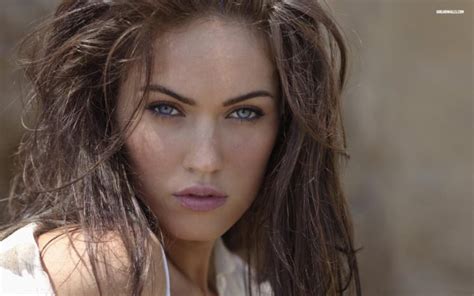 Megan Fox Blue Eyes Model Actress Juicy Lips Women Hd