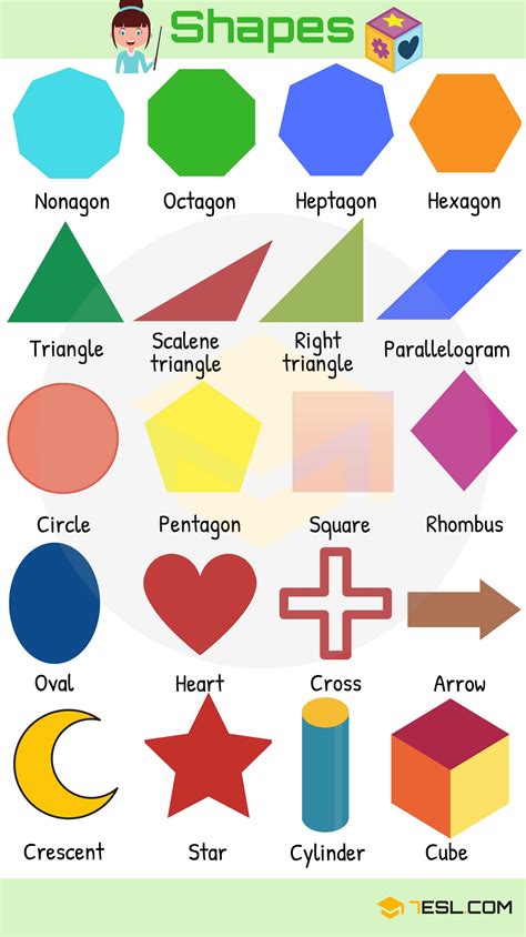 shapes  colors vocabulary  english eslbuzz