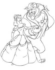 beauty   beast belle coloring pages  kids  world blog