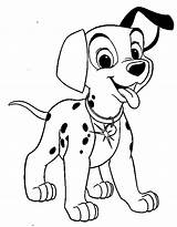 101 Coloring Pages Dalmatians Dalmations Disney Kids Sheets Dog Printable Color Puppy Cute Print Getdrawings Getcolorings sketch template