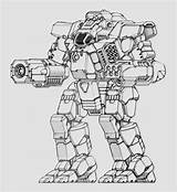 Battletech Robots Kickstarter Catalyst sketch template