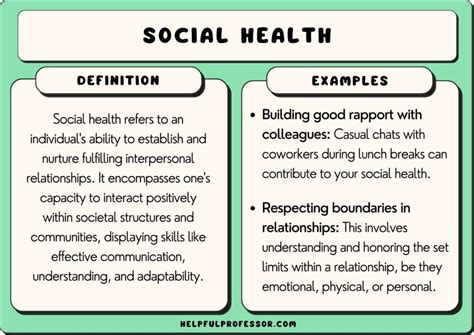 social health examples