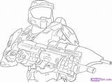 Coloring Halo Chief Master Pages Popular sketch template
