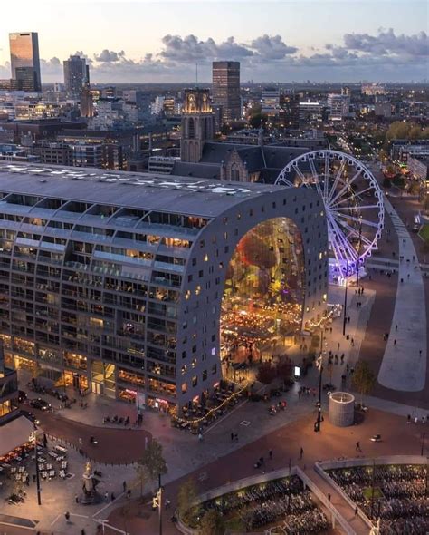 rotterdammarkthal rotterdam architectuur stad