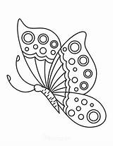 Butterflies Template sketch template