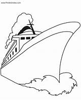 Ship Coloring Pages Cruise Passenger Boat Ocean Liner Boats Ships Printable Around Days Kids Index Popular Choose Board Coloringhome sketch template