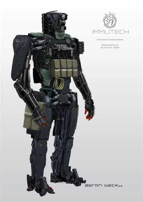 Aaron Beck Robot Concept Art Futuristic Art Robot Design