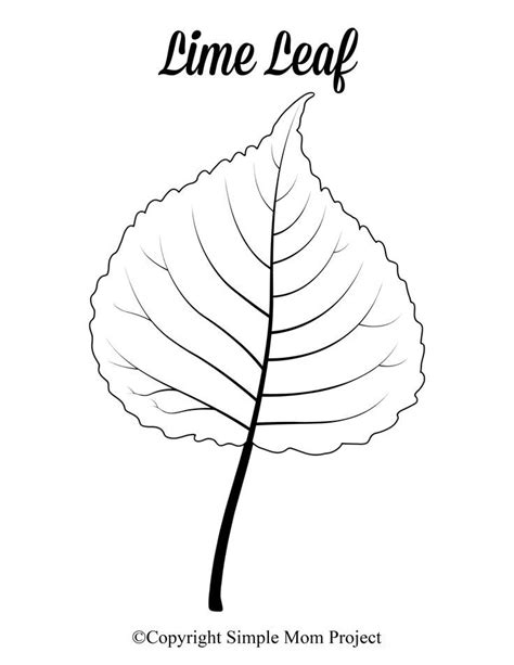 autumn leaf craft idea    large printable