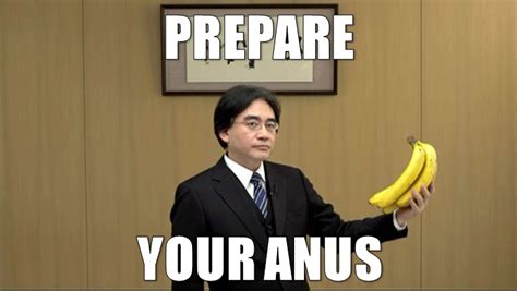 Prepare Next Big Thing Satoru Iwata Holding Bananas Know Your Meme