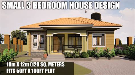 modern small  bedroom house plan youtube