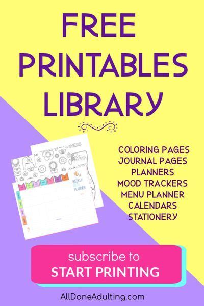 adulting printable coloring pages planners journal pages