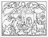Nativity Coloring Book Christmas Color Pages Printable Manger Kids Jesus Baby Serendipity Hollow Fhe Conjunction Want Use If sketch template