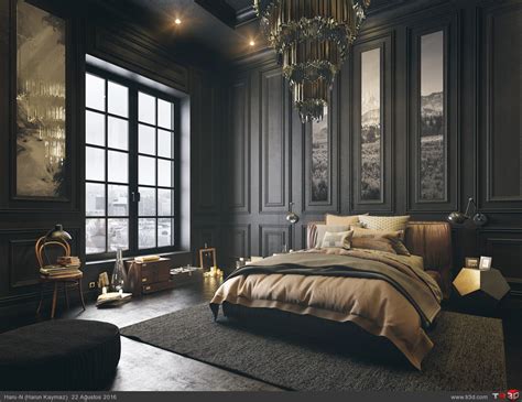 black bedroom mimari projeler