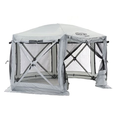 clam quick set    ft pavilion portable outdoor canopy shelter walmartcom walmartcom