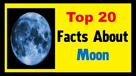moon facts youtube
