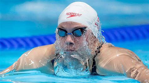 canadian olympian rachel nicol wins 100 breaststroke at mel zajac meet