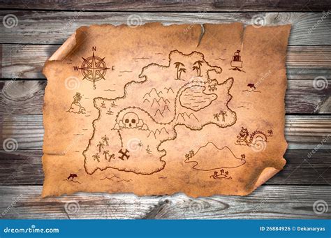 treasure map royalty  stock image image