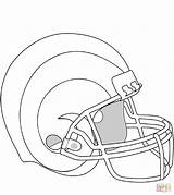Coloring Rams Helmet Angeles Los Pages Printable Nfl Bowl Super Drawing Categories sketch template
