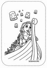 Rapunzel Tangled Enrolados Lanterns Desenhar Malvorlagen Prinzessin Momjunction Comodesenharbemfeito Princesa Flynn Colorear Princesas Feito sketch template