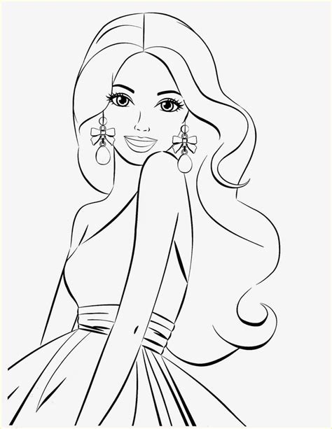 awesome barbie coloring pages collection barbie drawing barbie