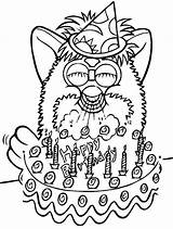 Furby Coloriage Coloriages Ausmalbilder Meilleur Titelseite Geburtstag Raskrasil sketch template