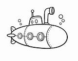 Submarine Sottomarino Spia Coloringcrew Acolore sketch template