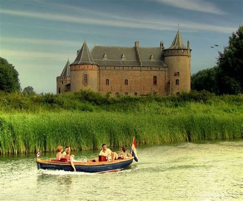 muiden castle   vecht river holland kingdom   netherlands netherlands travel