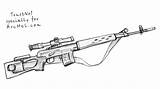 Rifle Snipers sketch template