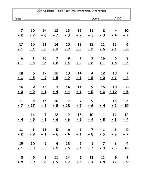 printable multiplication speed drills printablemultiplicationcom