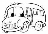 Autobus Coloriage Autocar Transporte Colorier Moyens Coloriages Moyen Clipartmag sketch template