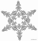 Snowflake Coloring Pages Color Kids Cool2bkids Snowflakes Printable Pattern Choose Board sketch template