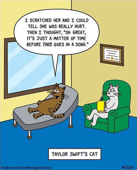 26 Adorably Funny Cat Cartoons That Will Get You Through The Day Cat