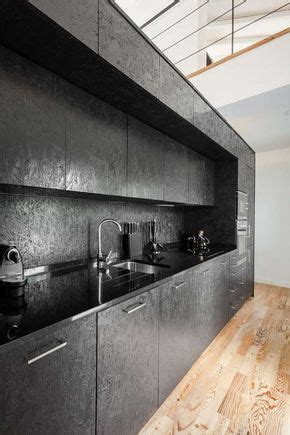 schwarze osb platten fuer eine kueche interior design kitchen home