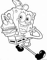 Spongebob Krabby Patty Coloring4free Squarepants Coloring Pages Related Posts sketch template