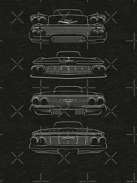 evolution   impala   front stencil white tri
