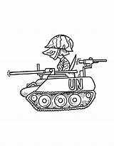 Coloring Tank Pages Kids Printable Popular Soldier sketch template