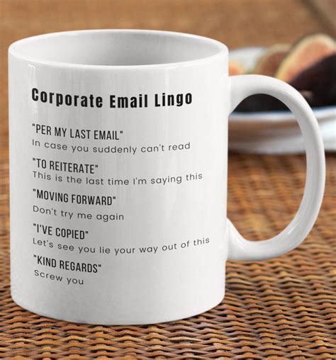 email funny mug office mug sarcastic oz   oz funny etsy