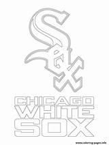 Coloring Sox Chicago Pages Logo Baseball Mlb Printable Cubs Jackie Sport Royals Robinson Red Drawing Kansas City Color Boston Dodgers sketch template
