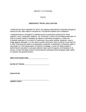 emergency letter  doctor  travel  template pdffiller