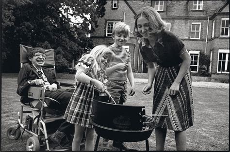1977 Stephen Hawking With Jane Wilde Hawking Robert And