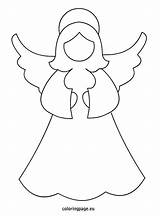 Angel Template Christmas Coloring Printable Tree Templates Ornaments Pages Applique Decoration Angels Crafts Kids Coloringpage Eu Embroidery Printables Texts Mom sketch template