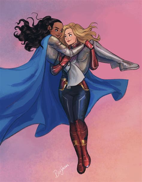 Marvel Fans Are Now Shipping Captain Marvel And Valkyrie